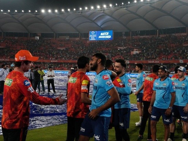 IPL 2024: SRH vs GT Washed Out, SRH in Playoffs